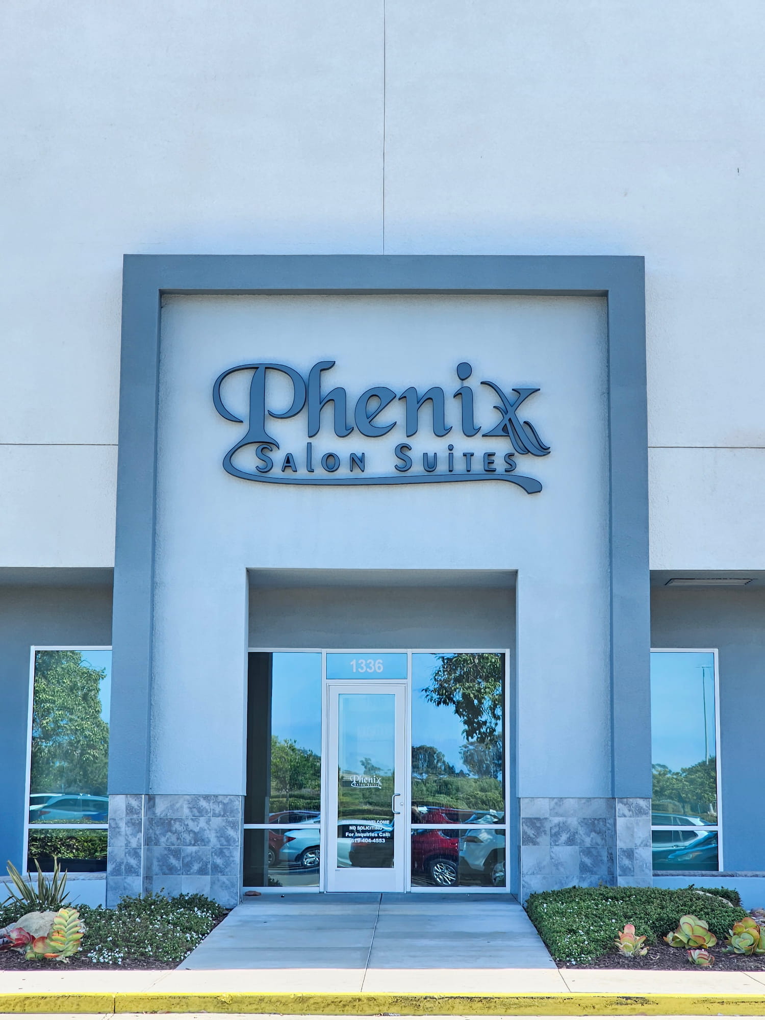 Exterior view of The Beauty Plug studio located in Plaza Bonita, National City. Professional beauty space where Brenda Cazares offers micropigmentation, fine line tattoos, and permanent makeup services.