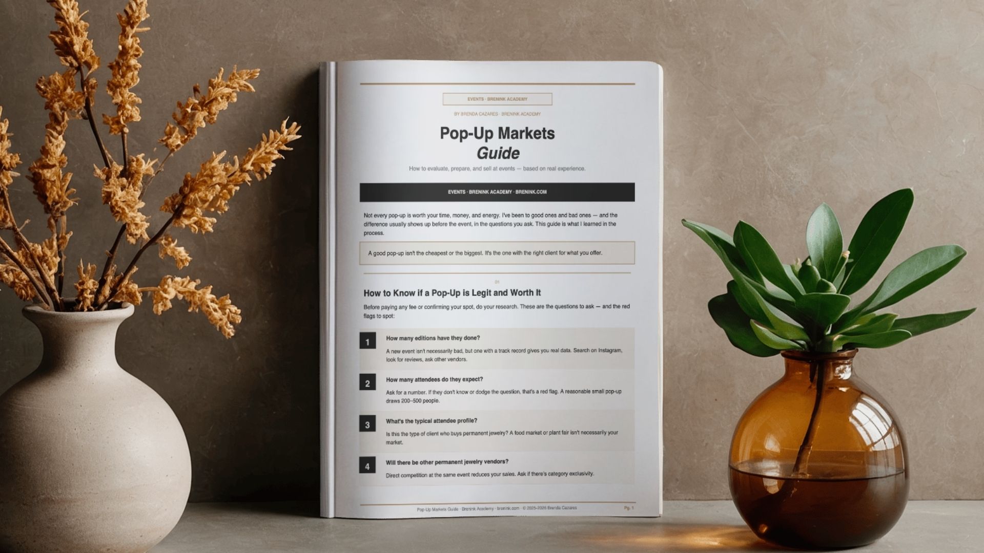 Pop-Up Markets Guide